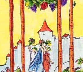 Značenje tarot karte Četvorka štapova