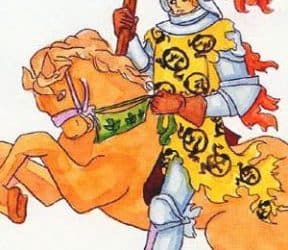 Značenje tarot karte Vitez štapova