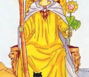Značenje tarot karte Kraljica štapova