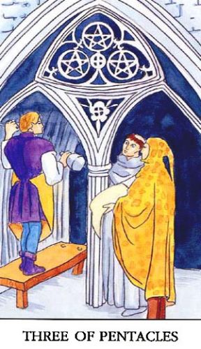 Značenje tarot karte Trojka diskova