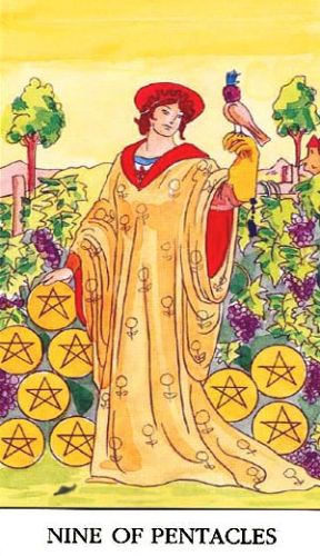 Značenje tarot karte Devetka diskova