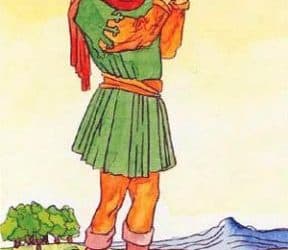 Značenje tarot karte Paž diskova