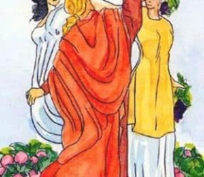 Značenje tarot karte Trojka pehara