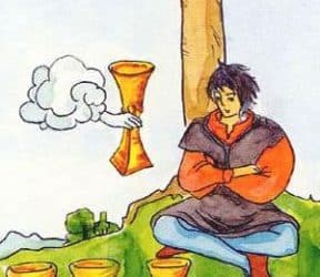 Značenje tarot karte Četvorka pehara