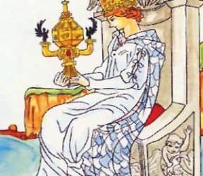 Značenje tarot karte Kraljica pehara
