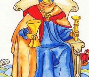 Značenje tarot karte Kralj pehara