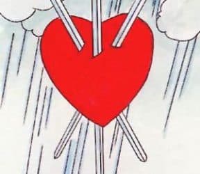 Značenje tarot karte Trojka mačeva