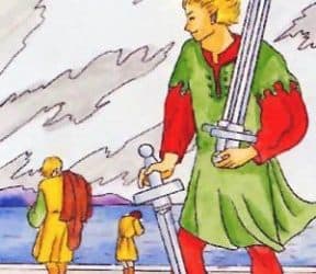 Značenje tarot karte Petica mačeva