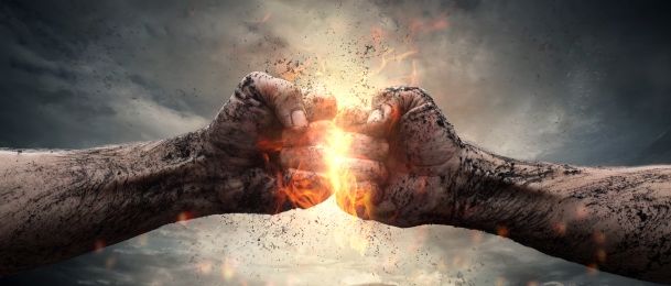 Vječna borba Jupitera (Zeusa) i Saturna (Krona)